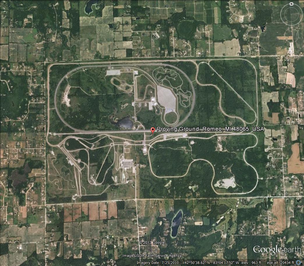Ford michigan proving grounds romeo