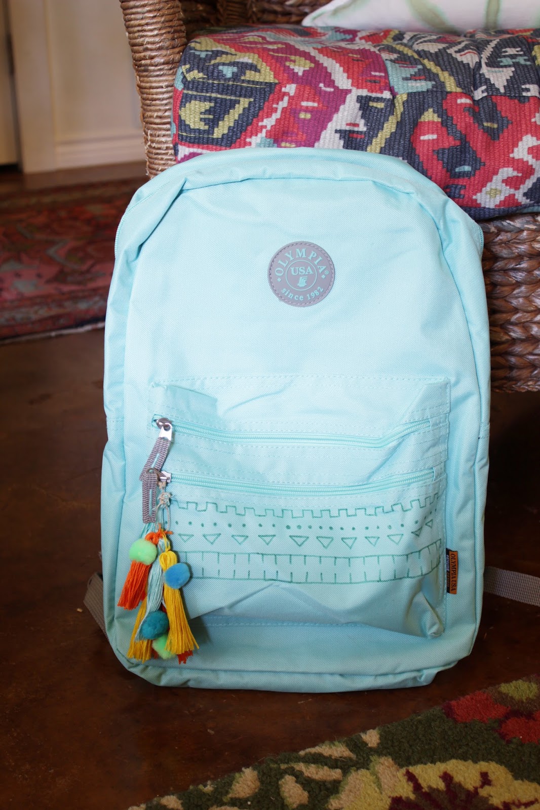 House Homemade The Global Styler DIY Backpack Decor