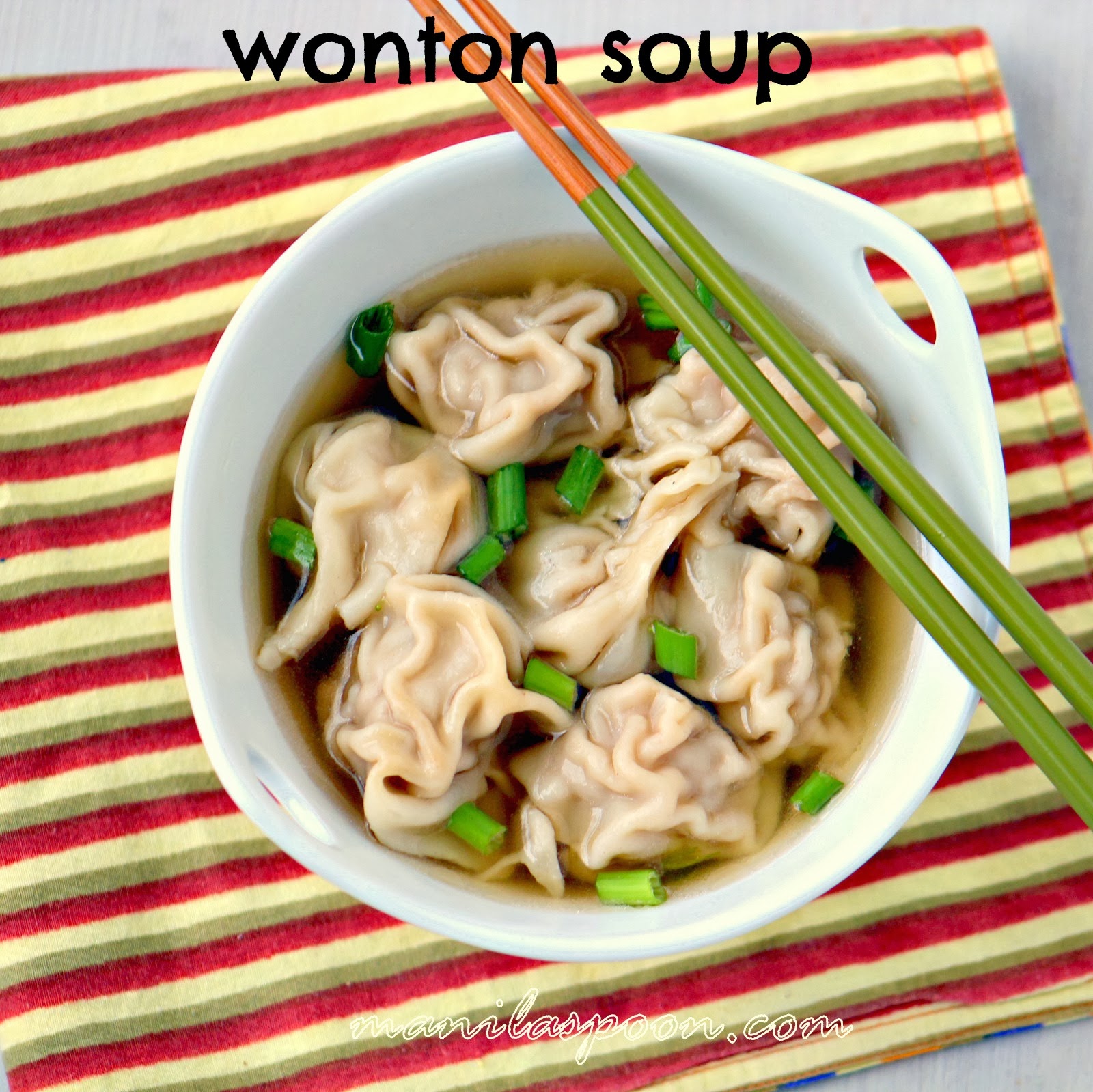 Stanley's Wonton Soup — Farm to Fork