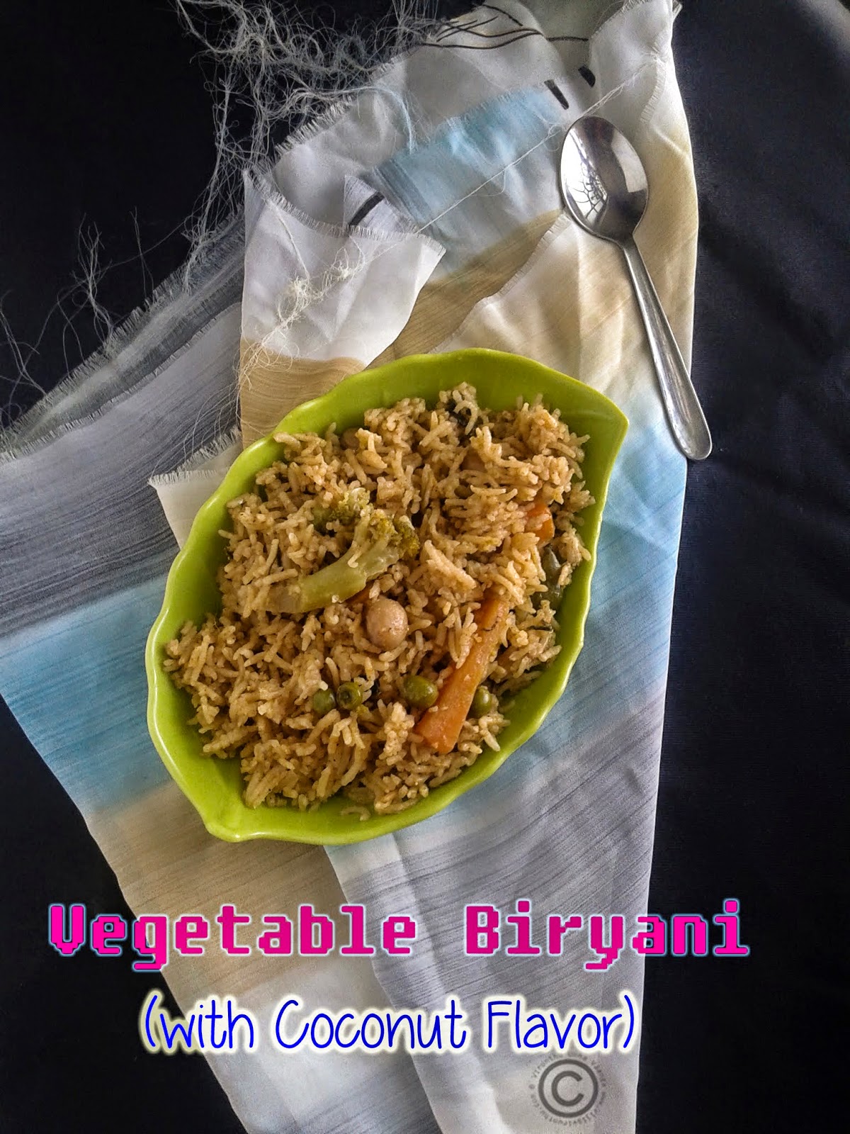 VIRUNTHU UNNA VAANGA VEGETABLE BIRYANI COCONUT FLAVOR I COCONUT MILK
