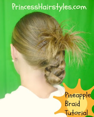 Easy Hairstyles The Pineapple Braid Hairstyles For Girls