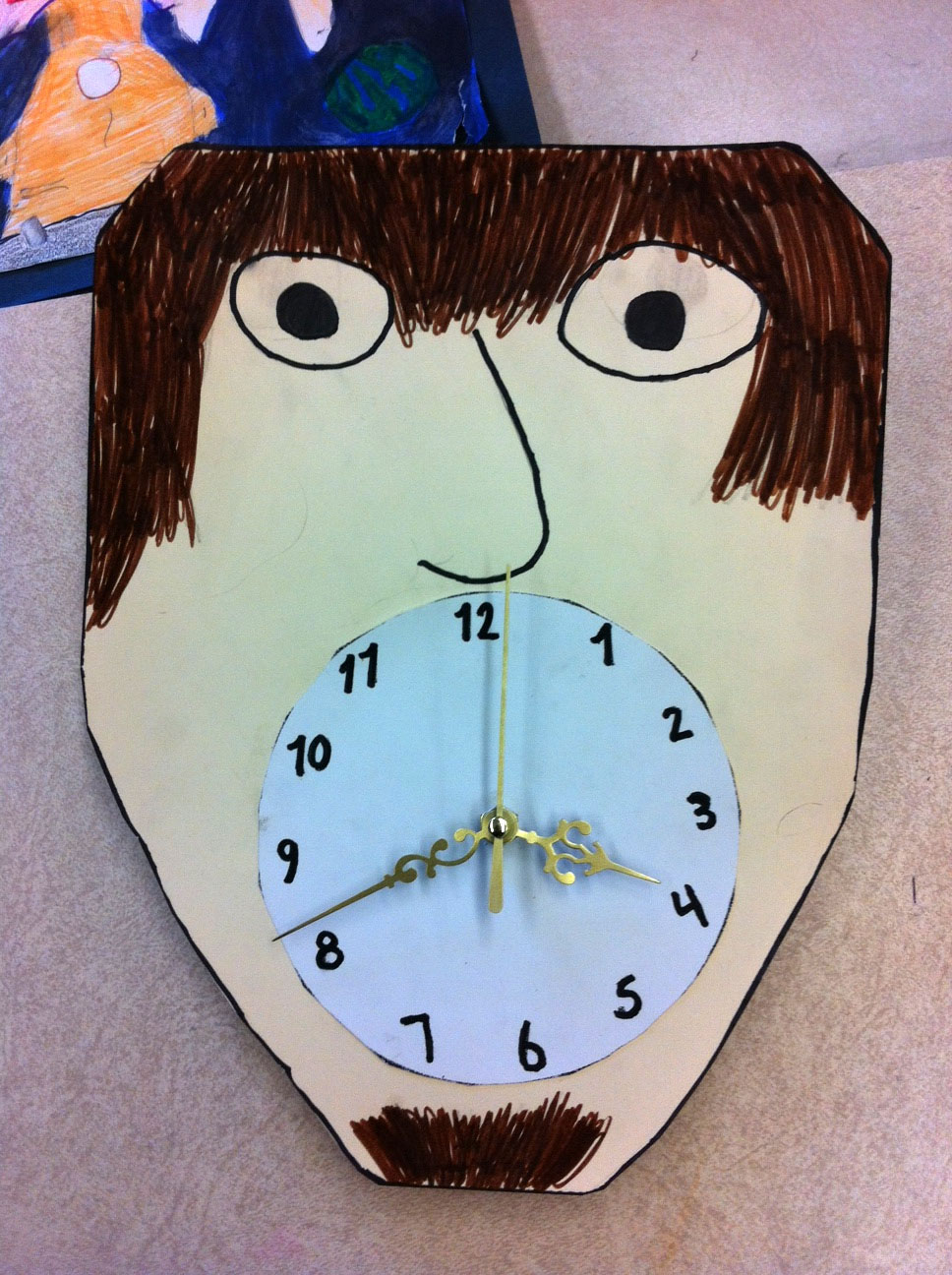 artisan des arts Homemade paper clocks grade 5/6