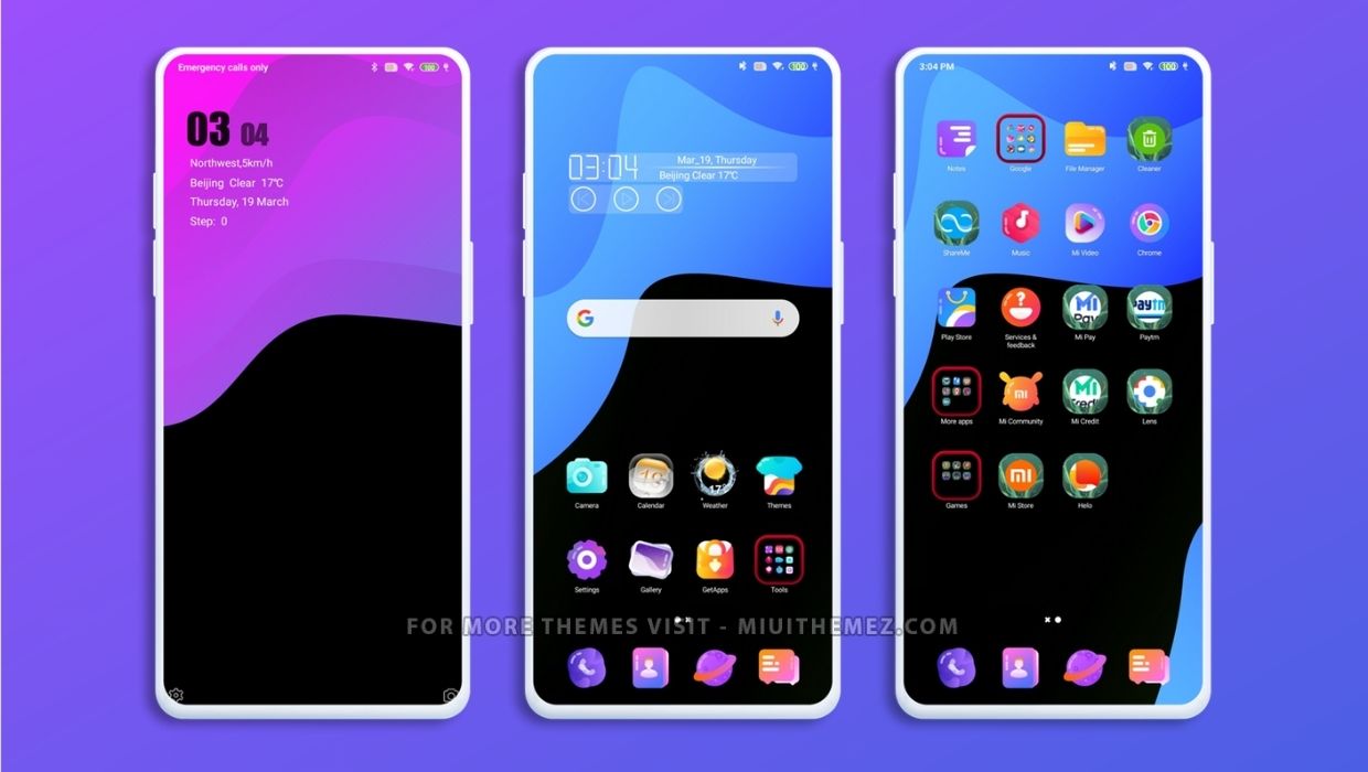 Amoled Color V11 MIUI Theme Amoled Color V11 MIUI Theme