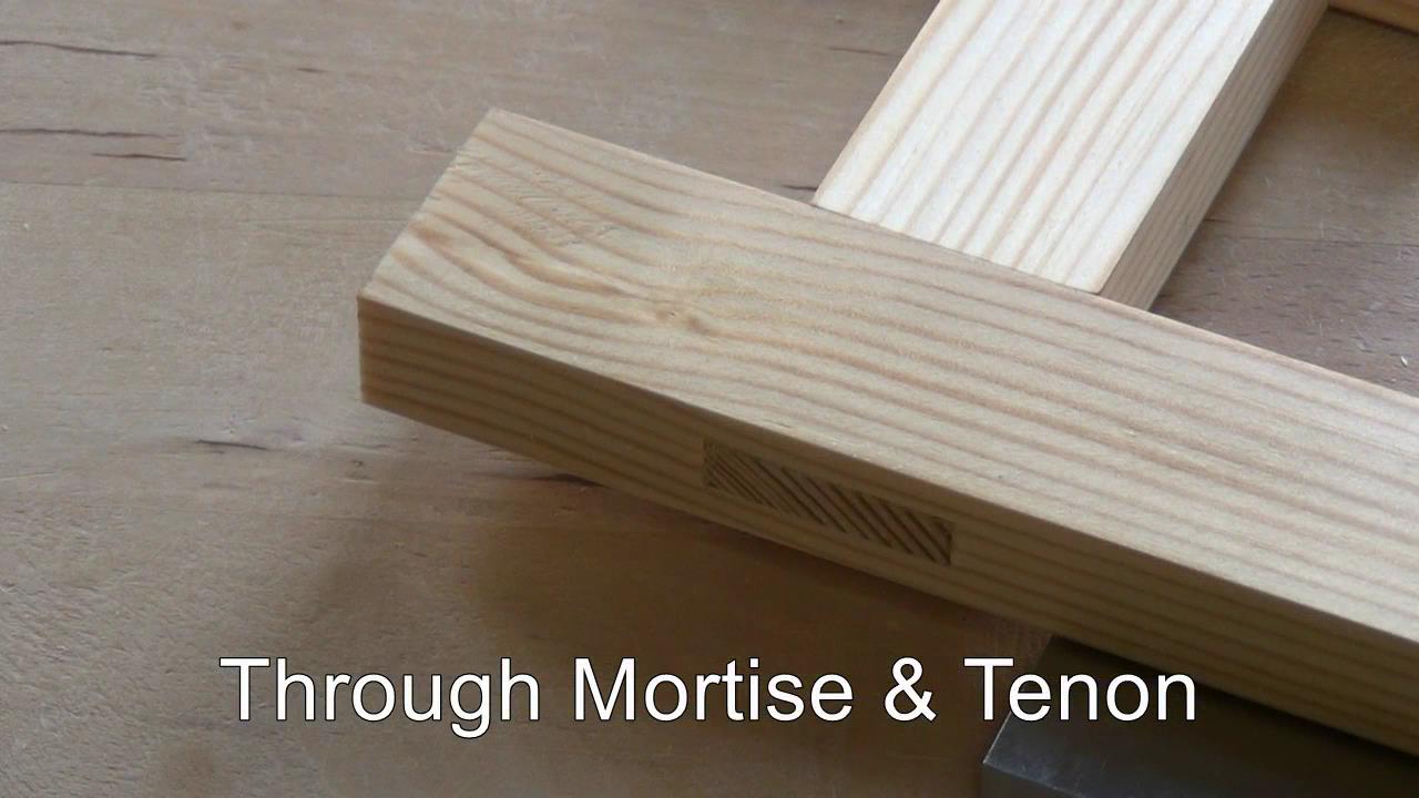 Hand Cut Joints: Through Mortise and Tenon