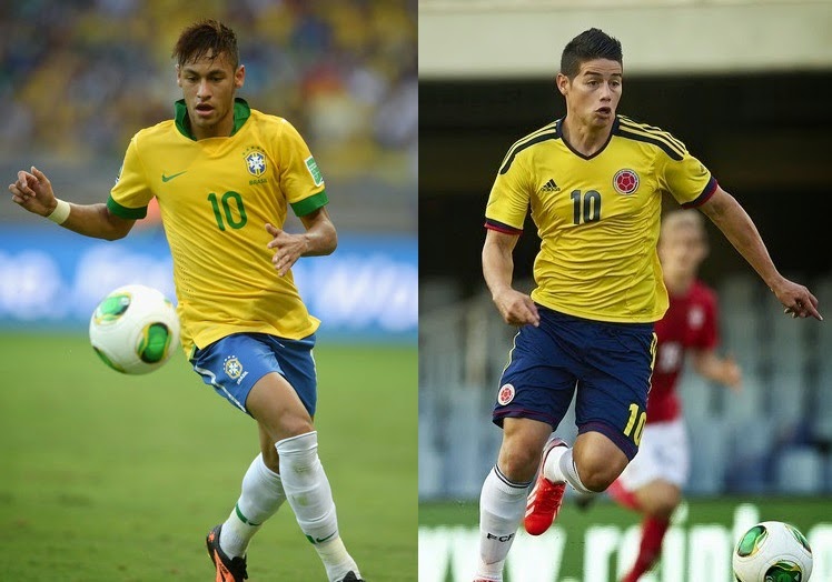 Neymar vs Rodriguez, who will come out on top?