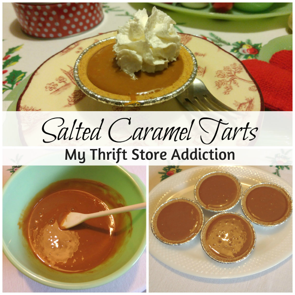 Salted Caramel Tarts Easy no bake dessert  mythriftstoreaddiction.blogspot.com