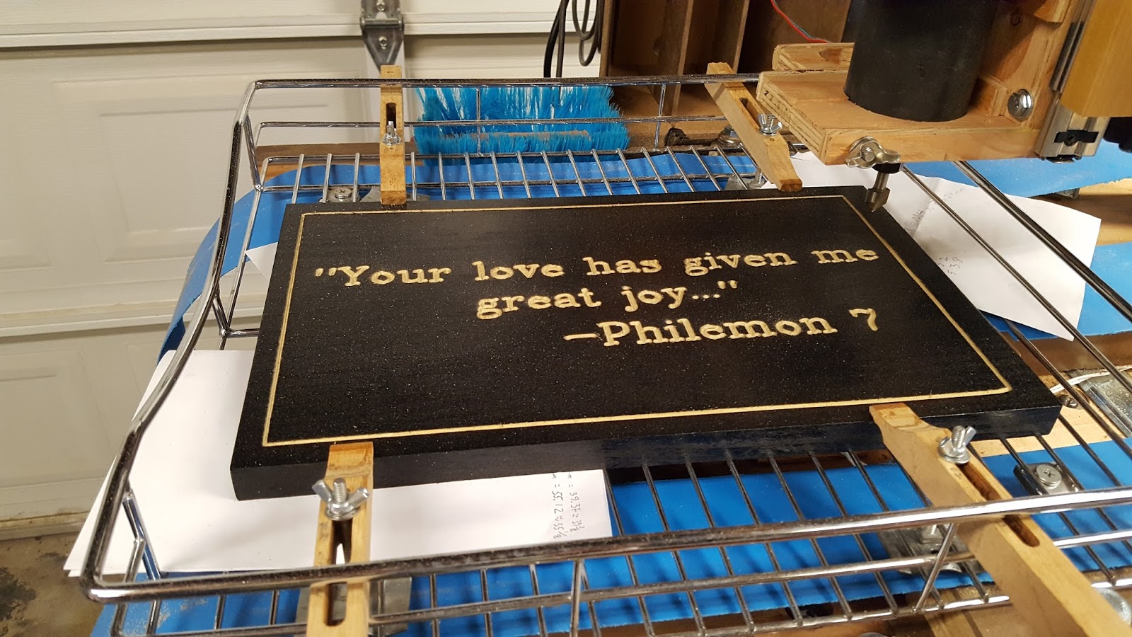 Chip's Wood Shop CNCEngraved Wood Plaque