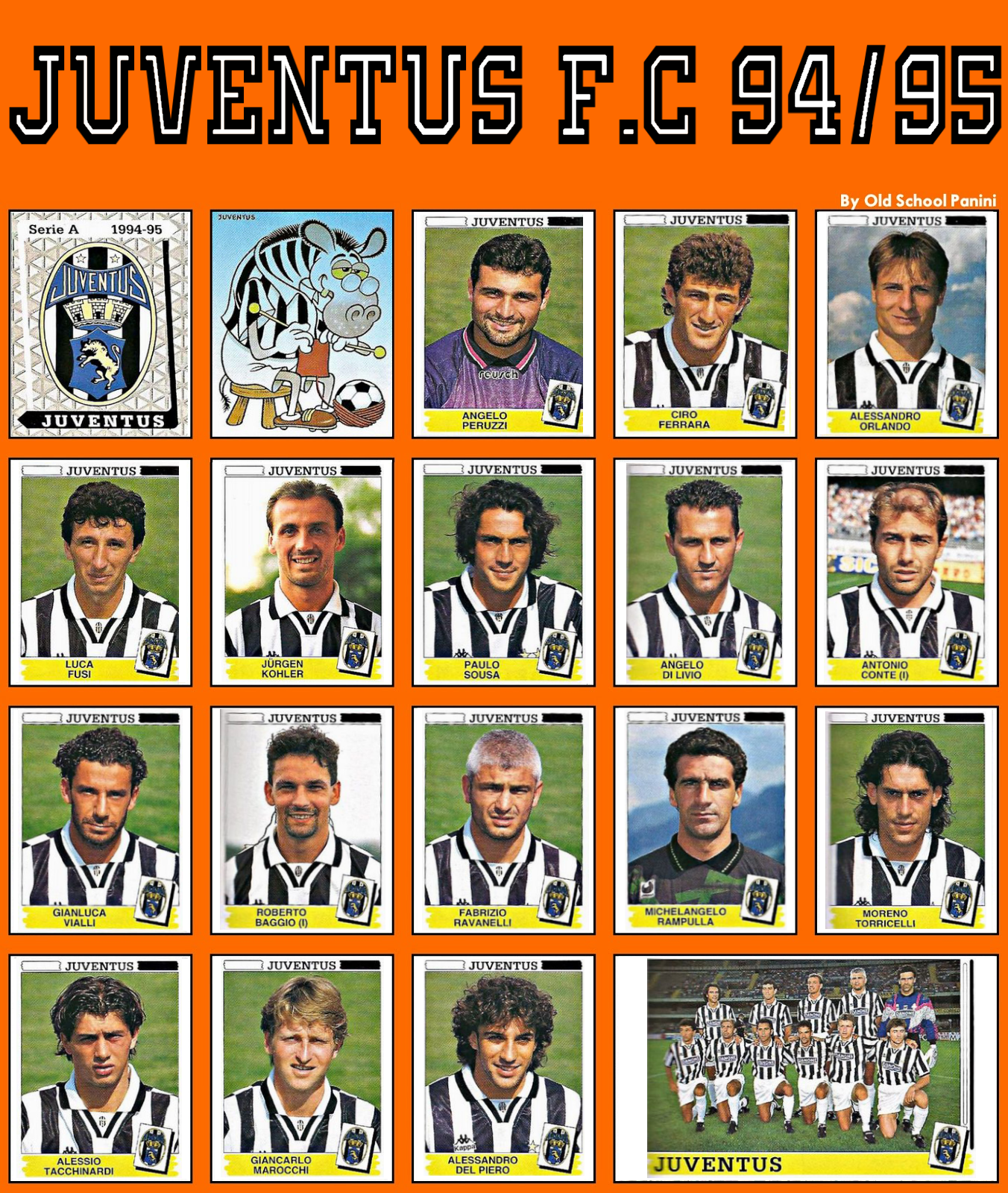 Old School Panini: 1994-95 : The Juventus strikes back