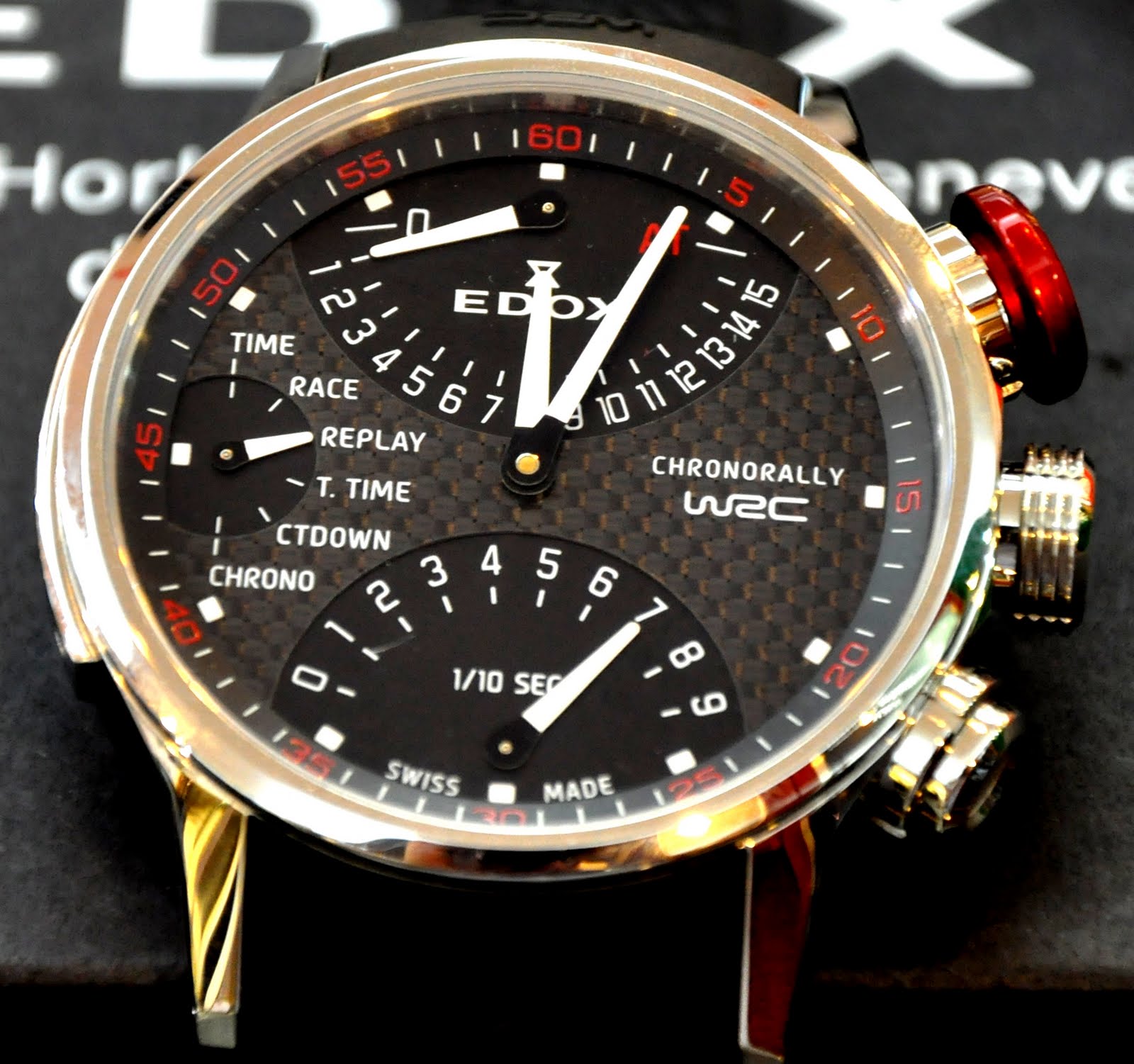 LT Watch Gallery: 253. NEW AUTHENTIC EDOX WRC CHRONORALLY @ RM8,330 / USD 2,746 / EURO 2,007