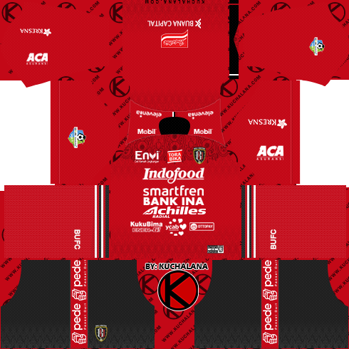Bali United 2019 Kit - Dream League Soccer Kits