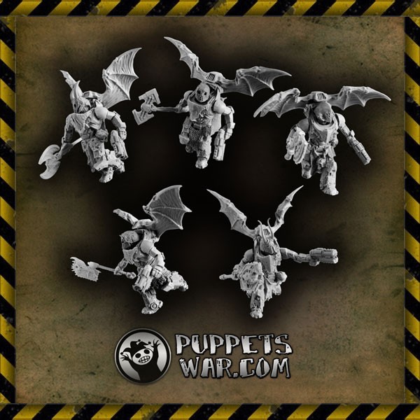 Tabletop Fix Puppetswar Winged Doom Strikers/Bat Wings