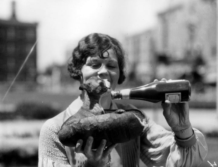 Girl Eating Hot Dog Ca 1920s Vintage Everyday