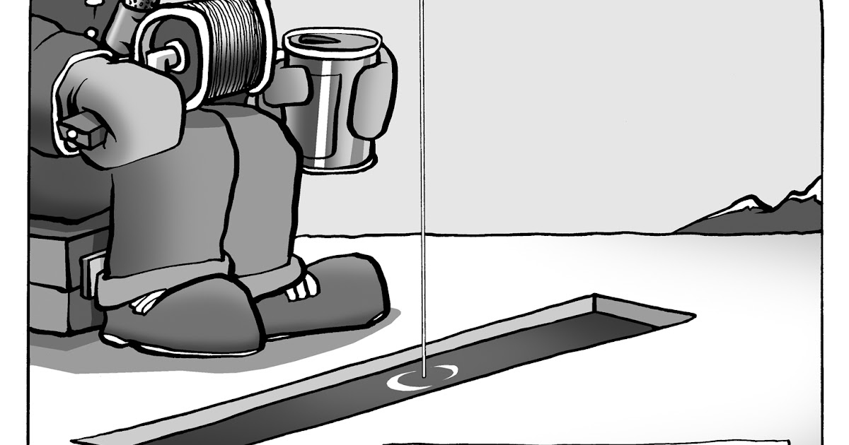 Ink & Snow "Ice Fishing (Halibut Edition)"