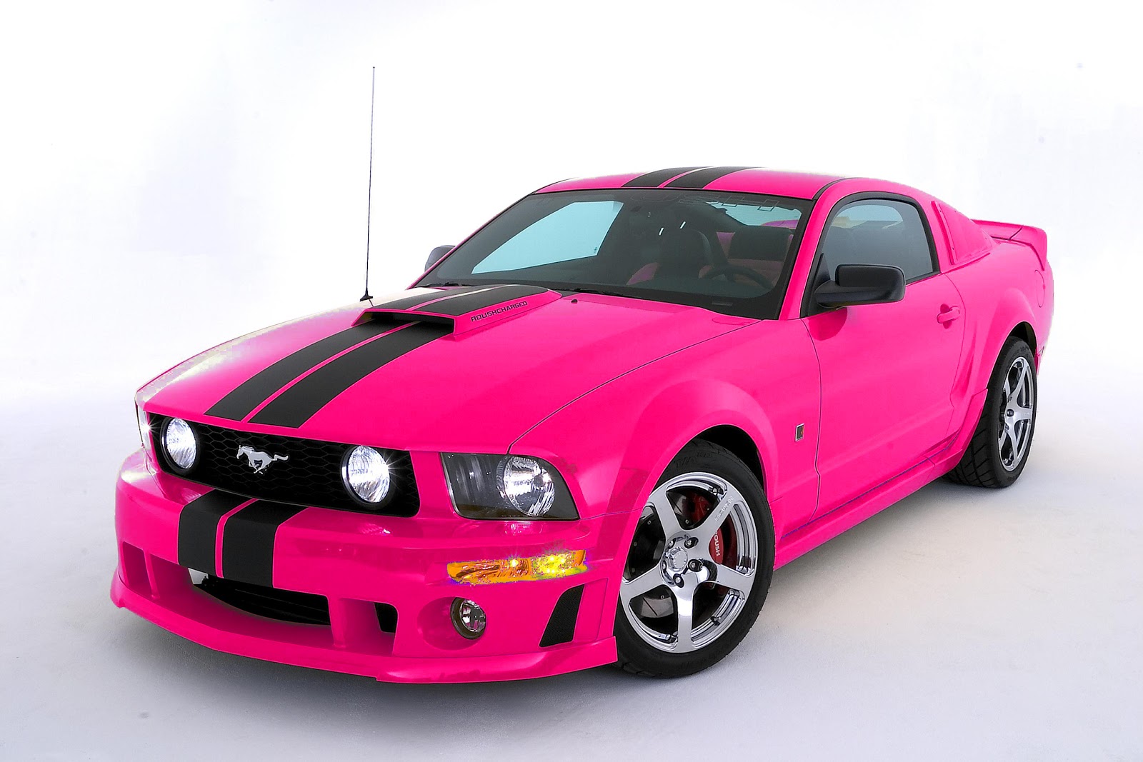 Black and pink ford mustang #2