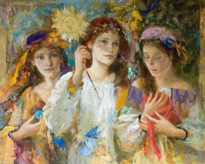 Goyo Dominguez 1960 | Spanish-born British Romantic Realist painter 