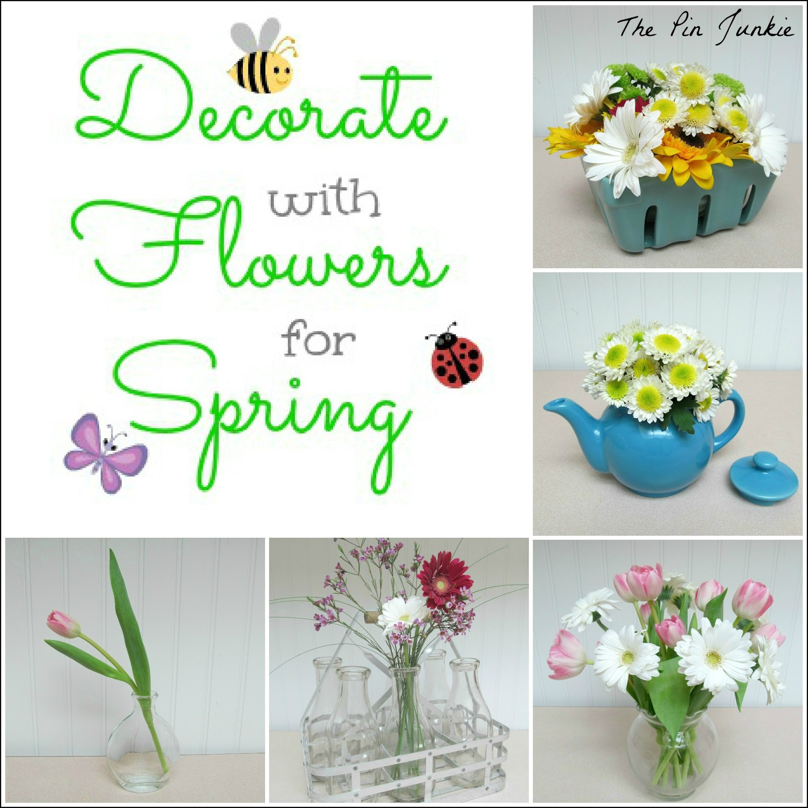 Decorating for Spring with Flowers