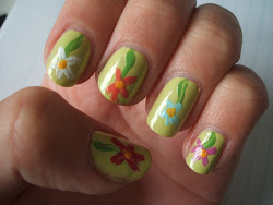 nail spring flower eindresultaat dit het