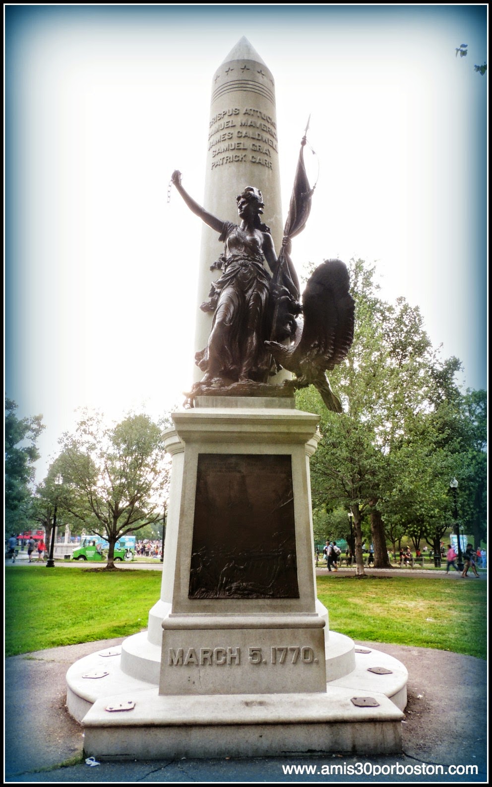 Boston Massacre Memorial en el Boston Common 