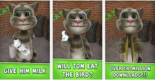 Tom - aplikasi android kucing peniru suara
