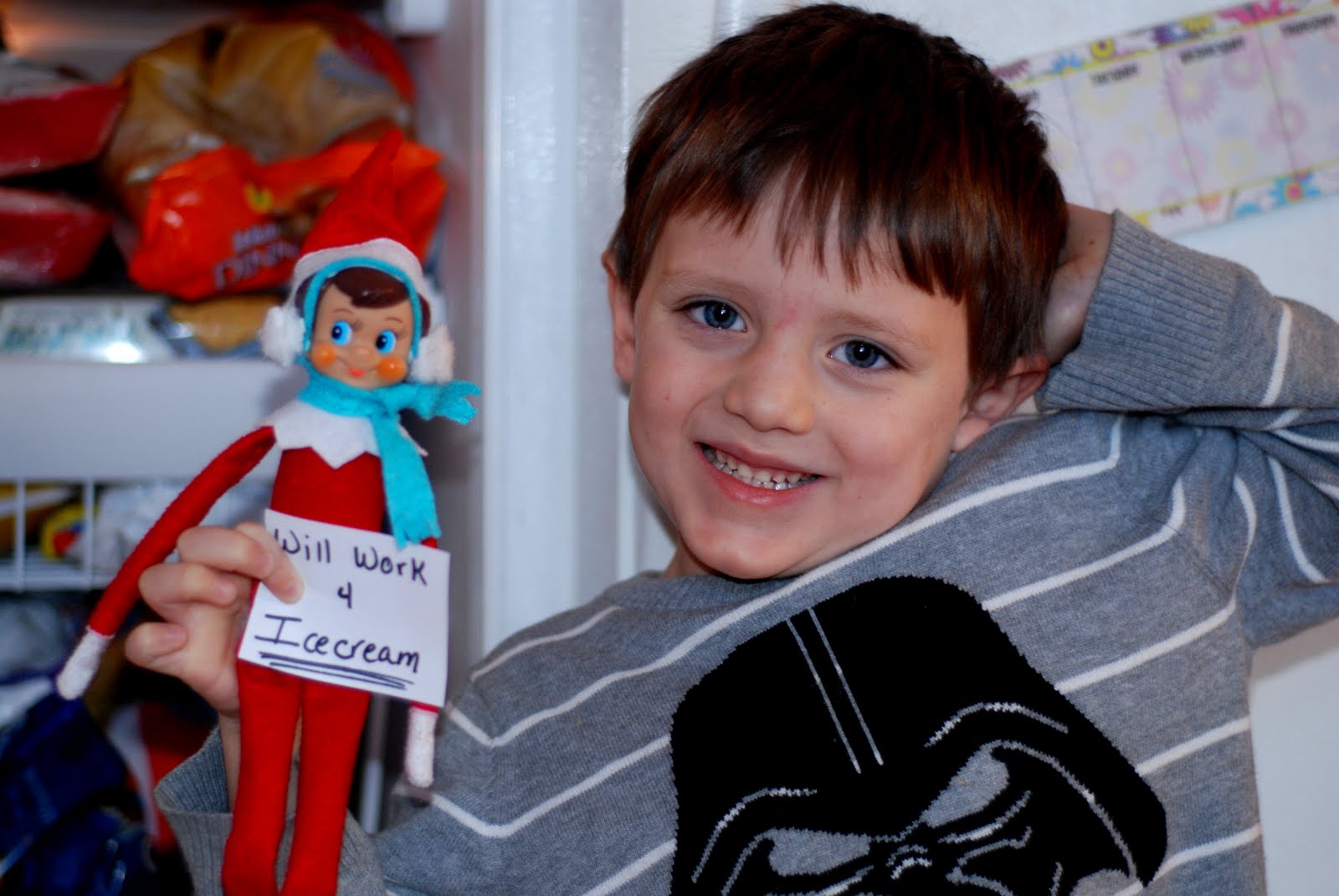 Cherishing the Inbetweens Elf on a shelf Day 4