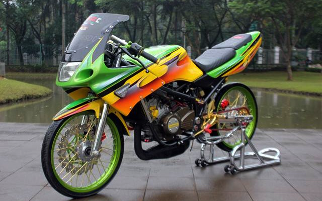 Gambar Modifikasi Kawasaki Ninja 150 RR Terbaru 
