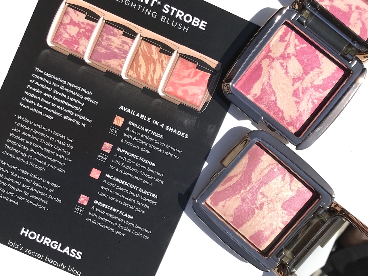 lola's secret beauty blog NEW HOURGLASS Ambient Strobe Lighting Blush