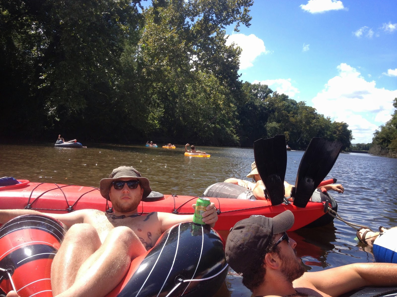 ECU Maritime Studies Association On a float down by the river.