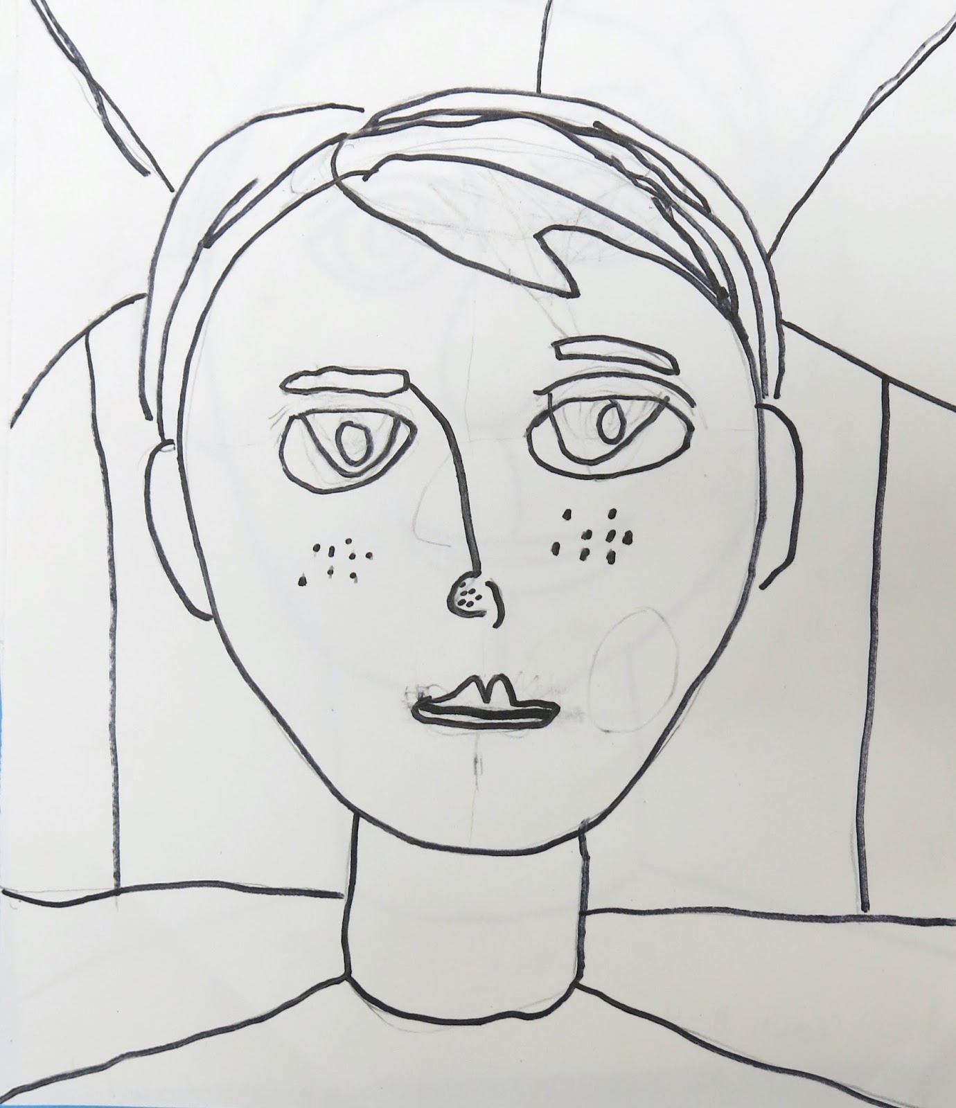 Cassie Stephens: In the Art Room: Romero Britto Inspired Self Portraits