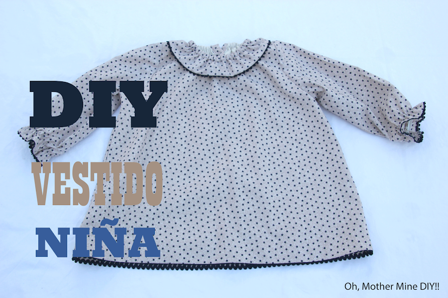 DIY Cómo hacer vestido de niña talla 3 a 8 años (patrón gratis)