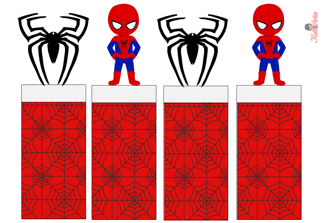 Spiderman Envoltorios Especiales para Golosinas, para Imprimir Gratis. 