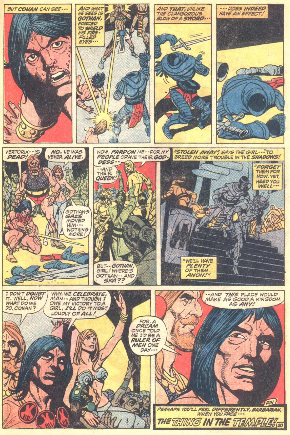 Read online Conan the Barbarian (1970) comic -  Issue #17 - 21