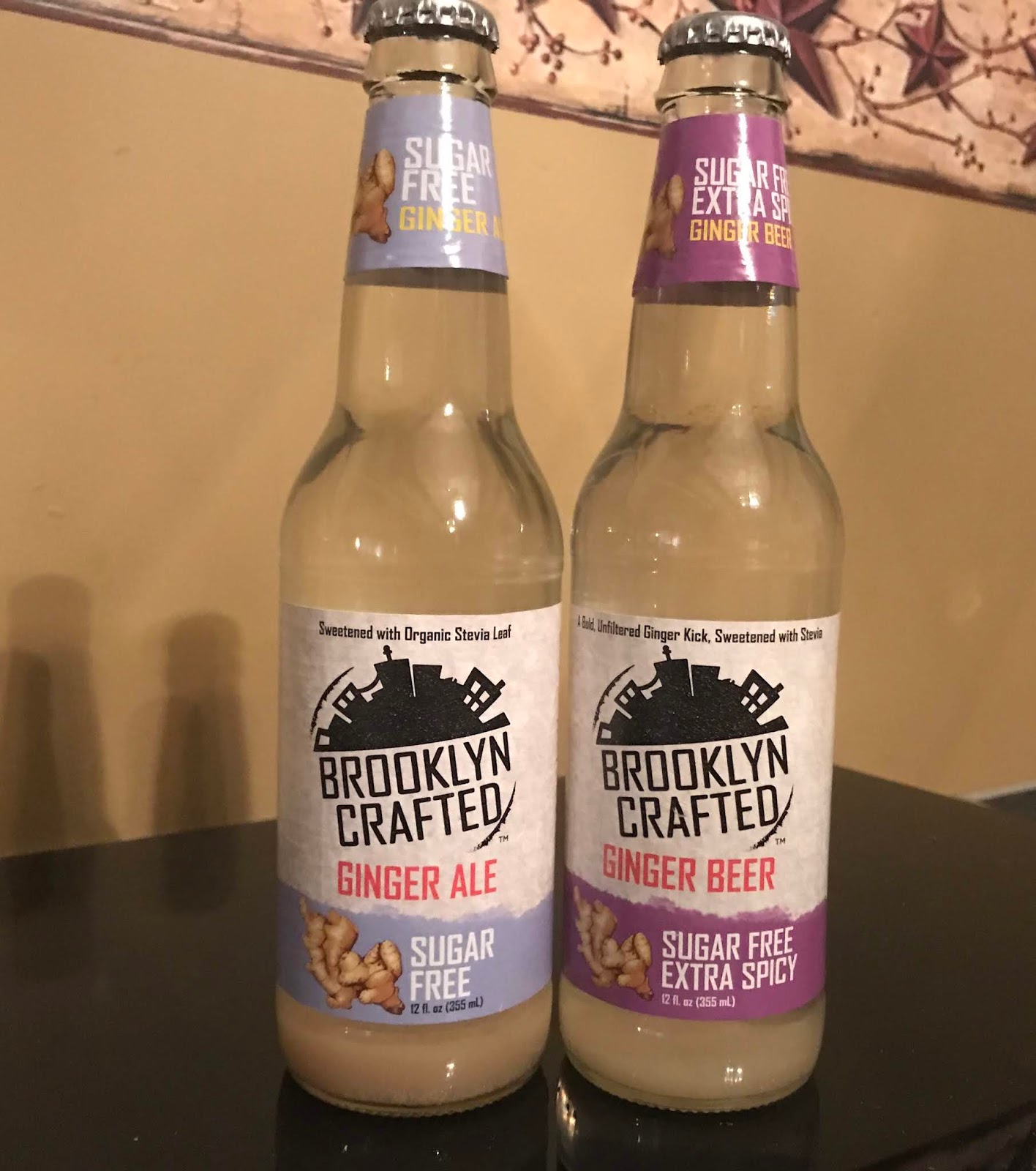 Brooklyn Crafted Low Carb Sugar Free Ginger Ale and Ginger Beer