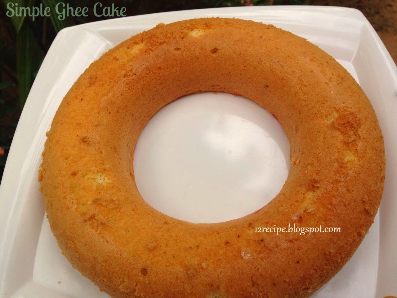Ghee Cake Recipe Book
