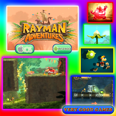 A review of the game Rayman Adventures – a free platformer for Android and iOS tablets and smartphones