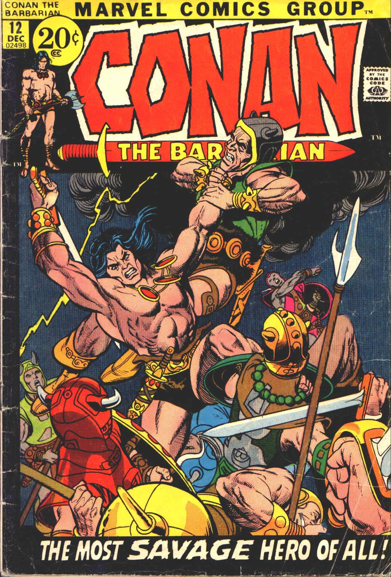 Read online Conan the Barbarian (1970) comic -  Issue #12 - 1