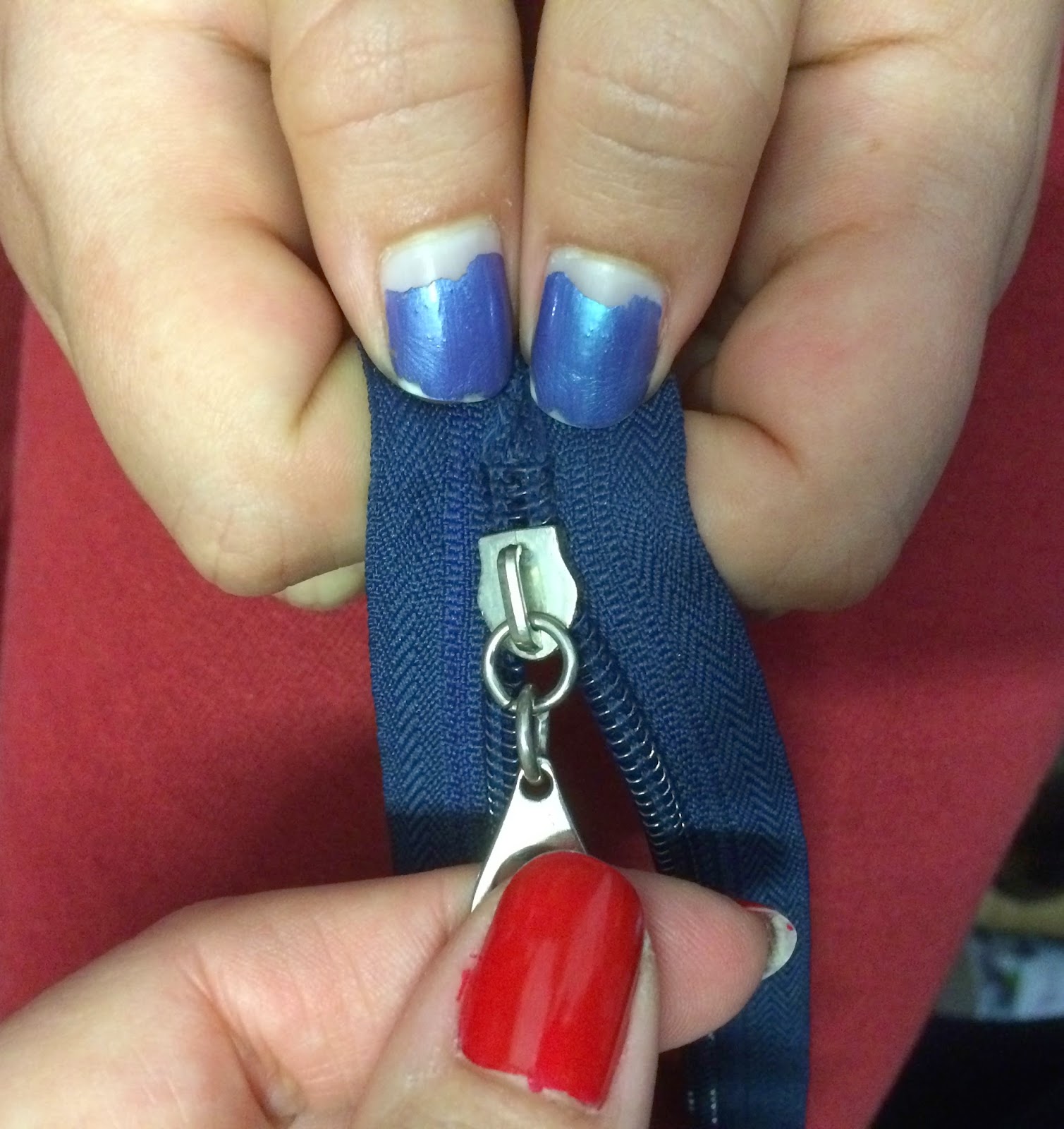 Mrs H the blog How to Convert a Zip/Zipper into a DoubleSlide Zip
