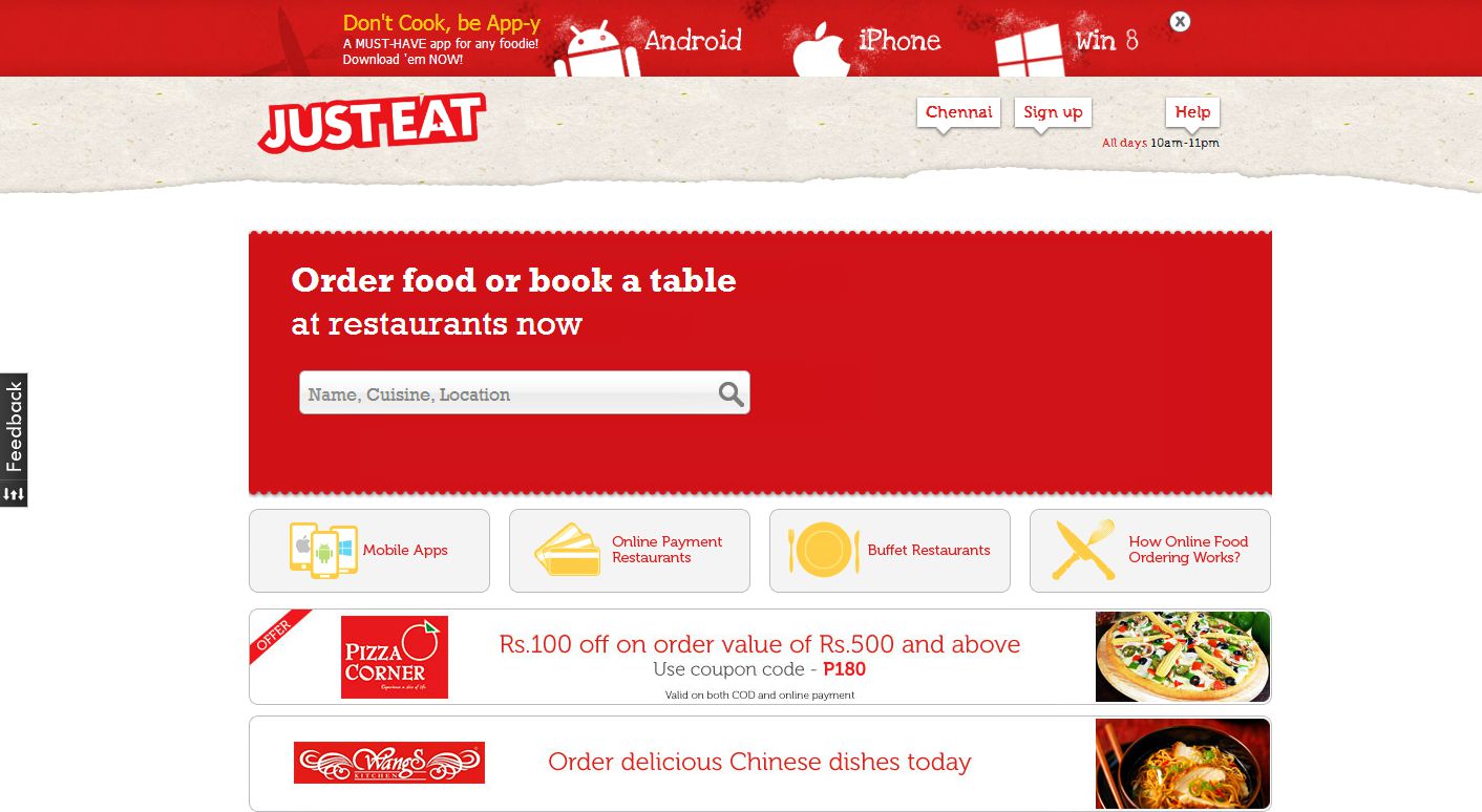 Justeat.in Review | Just Eat India Review