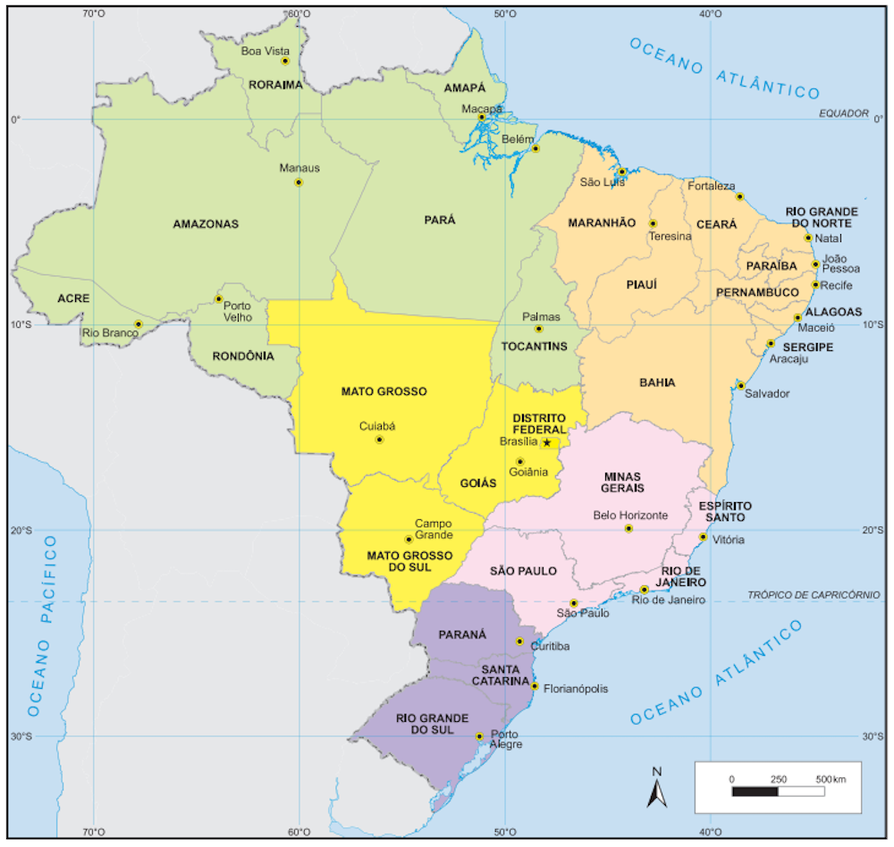 Brasil | Mapas Geográficos do Brasil - Geografia Total™