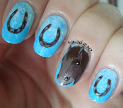 horse nail art designs 1