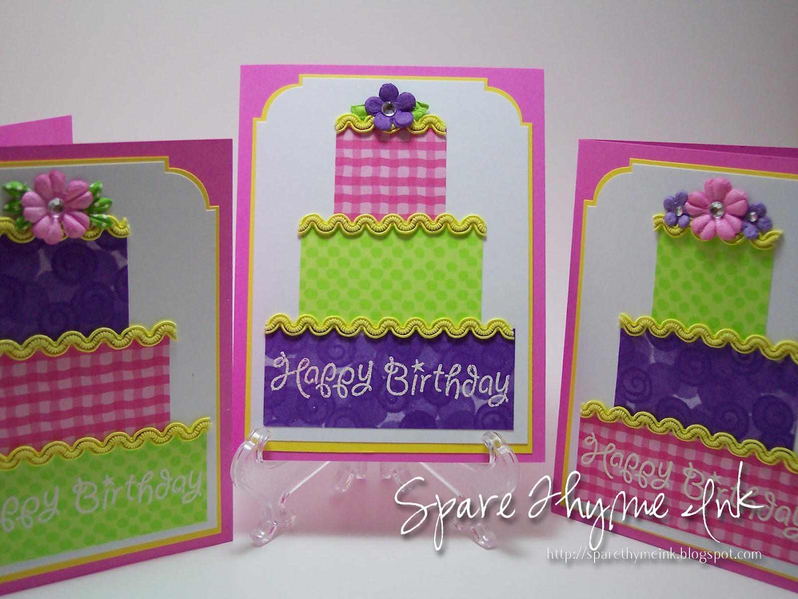 Spare Thyme Ink: Easy Peasy Cake Card