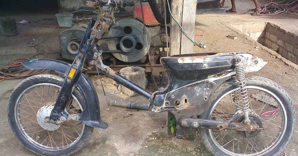 Honda C70 : Langkah langkah membuat honda C70 basic Grand