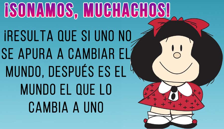 50 frases de Mafalda cargadas de humor, crítica social  e ironía 