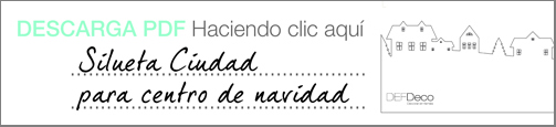 Decorar en familia: Diy Nuestra ciudad Sinnerling_descarga silueta