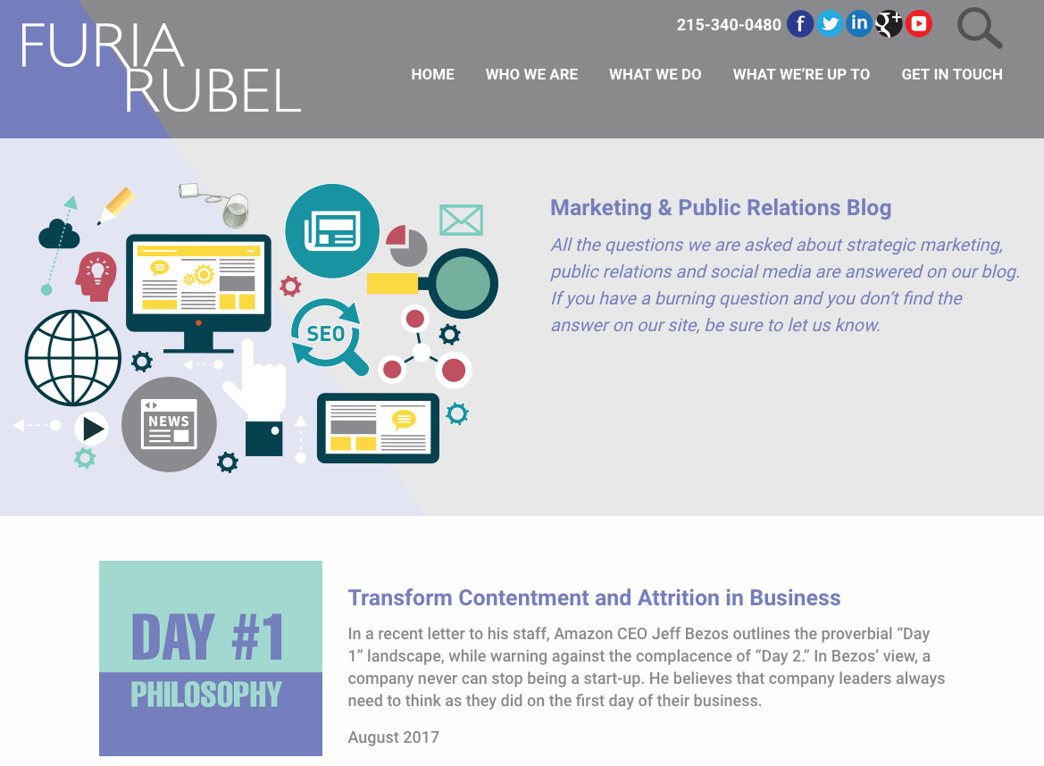 Furia Rubel Launches New Marketing and PR Blog