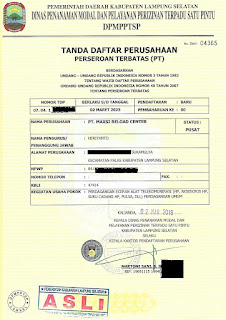 Daftar Agen Pulsa Resmi Dan Legalitas Surat Izin Usaha Serta Tanda Daftar Perusahaan