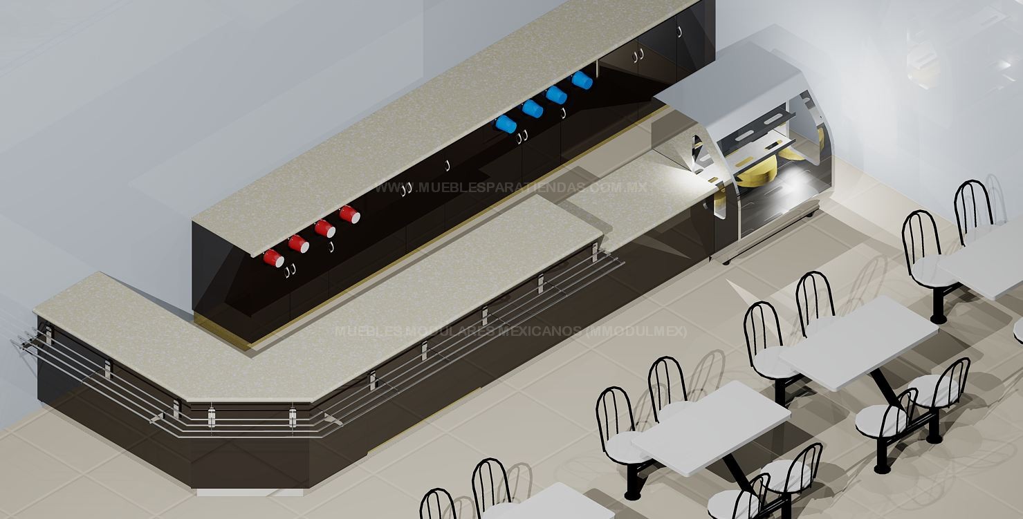 MUEBLES DE TIENDAS, MOBILIARIO DE TIENDAS TIPO OXXO, ESTANTERIA