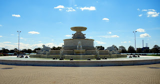 James Scott Memorial Fountain on Belle Isle in Detroit, Michigan