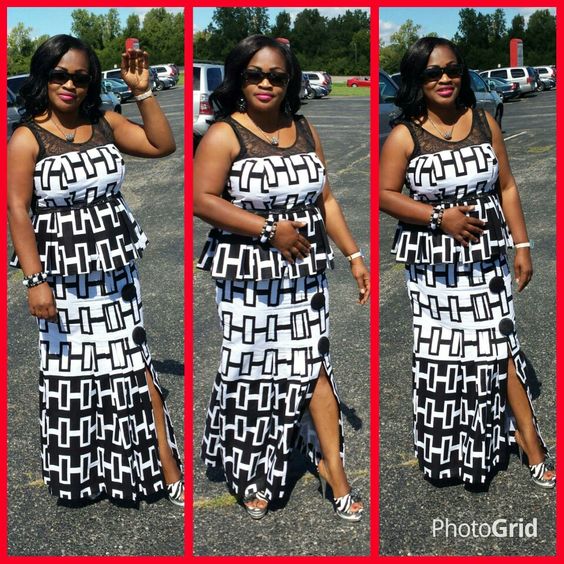 Fabulous And Lovely Skirt And Blouse Ankara Styles For Ladies