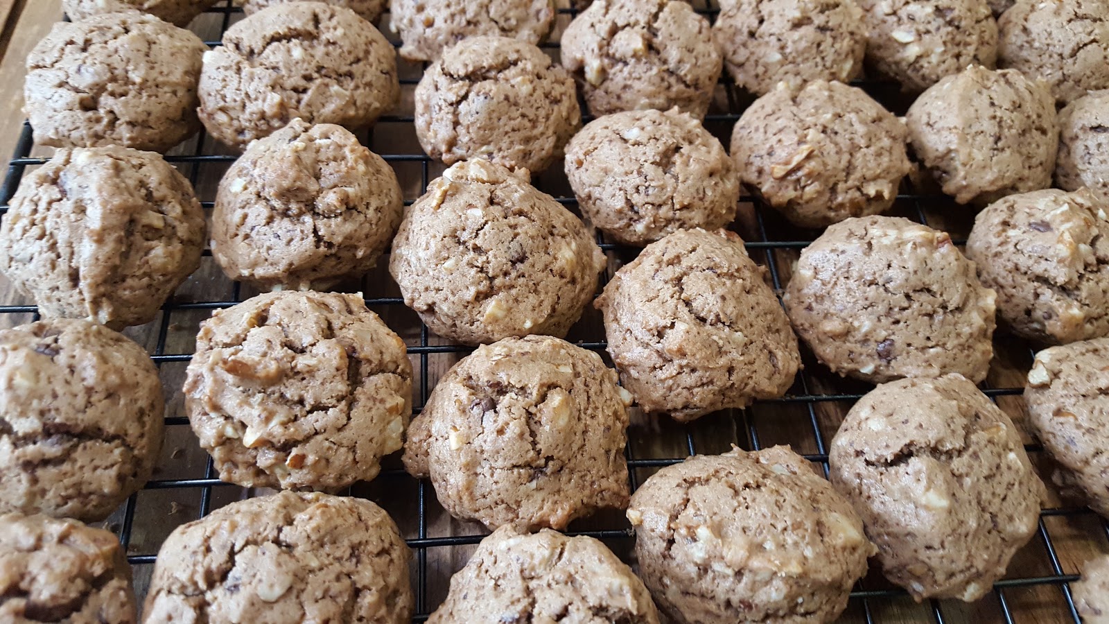 My Patchwork Quilt CHOCOLATE NUT DROP COOKIES