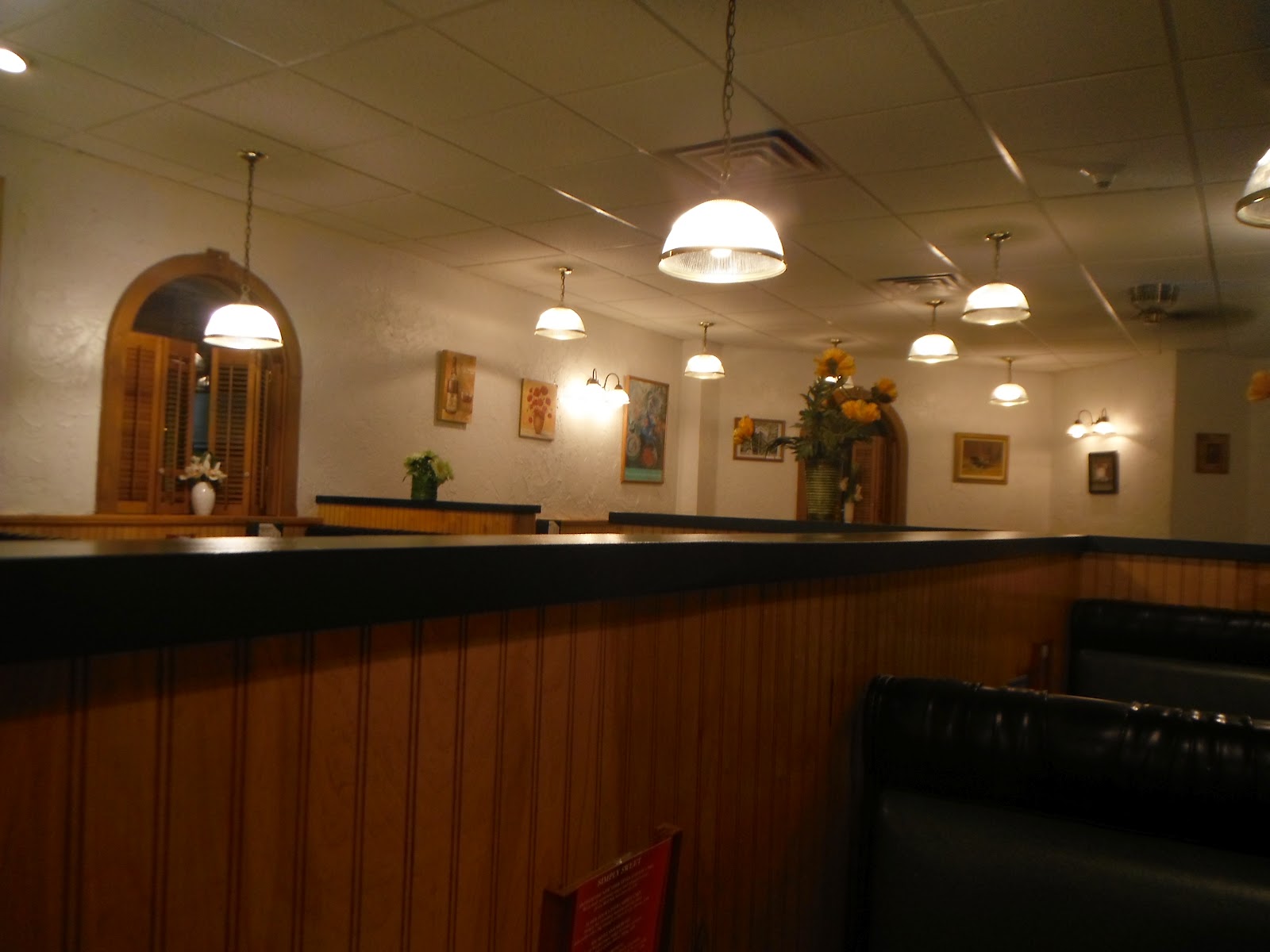 Exploring Massachusetts July 19th 2012 Dinner at Nello's Cafe, Ashland